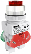 Выкл. кноп. ABLFP D30 КРАСНЫЙ LED 220В ВK-30