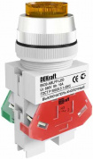 Выкл. кноп. ABLFP D30 ЖЕЛТЫЙ LED 220В ВK-30