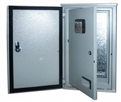Корпус метал. двухдверный 520х310х150 3-фазн. 12 мод. IP54 ЩРУН-3/9