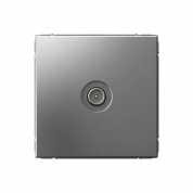 ARTGALLERY TV РОЗЕТКА проходная 4DB, механизм, СТАЛЬ