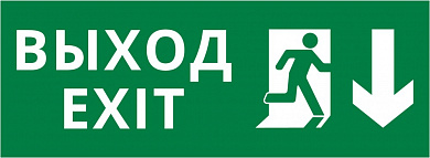 Пиктограмма ДСО-IP20 "Выход Фигура - вниз 1"
