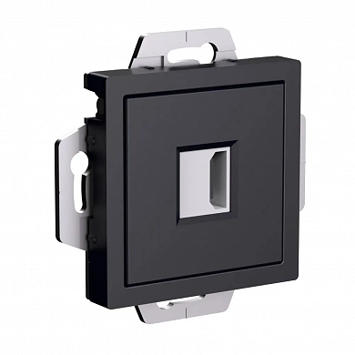 ATLASDESIGN РОЗЕТКА HDMI, механизм, КАРБОН