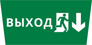 Пиктограмма ДСО-IP65 "Выход Фигура - вниз 2"