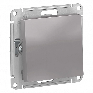 ATLASDESIGN AQUA 1-клавишный ПЕРЕКЛЮЧАТЕЛЬ, IP44, сх.6, 10АХ, механизм, АЛЮМИНИЙ