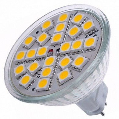 Светодиодная лампа Mosvolt GU5.3 5W 220V Glass