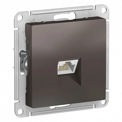 ATLASDESIGN РОЗЕТКА компьютерная RJ45 кат. 6A, механизм, МОККО
